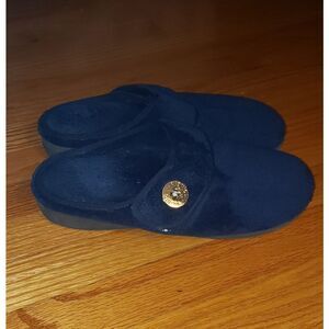 Vionic blue Sadie slippers